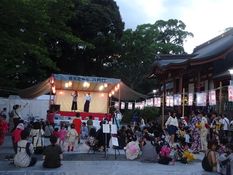 じゃんけん大会鹿児島神宮六月灯190728