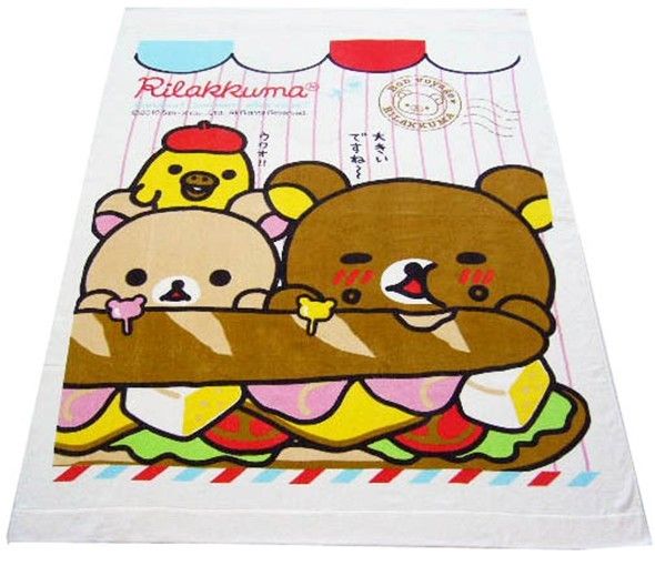 リラックマ☆タオルケット : マイクロファイバータオル＆クロス製品