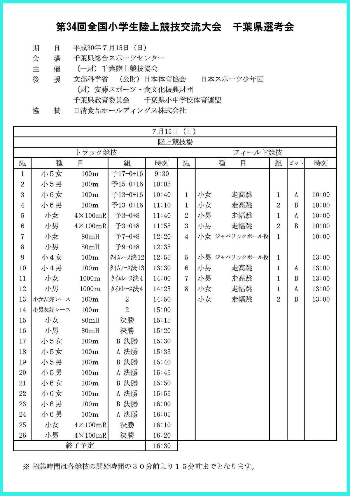 小学生陸上 千葉県大会 を目指して 食いしん坊シモさん