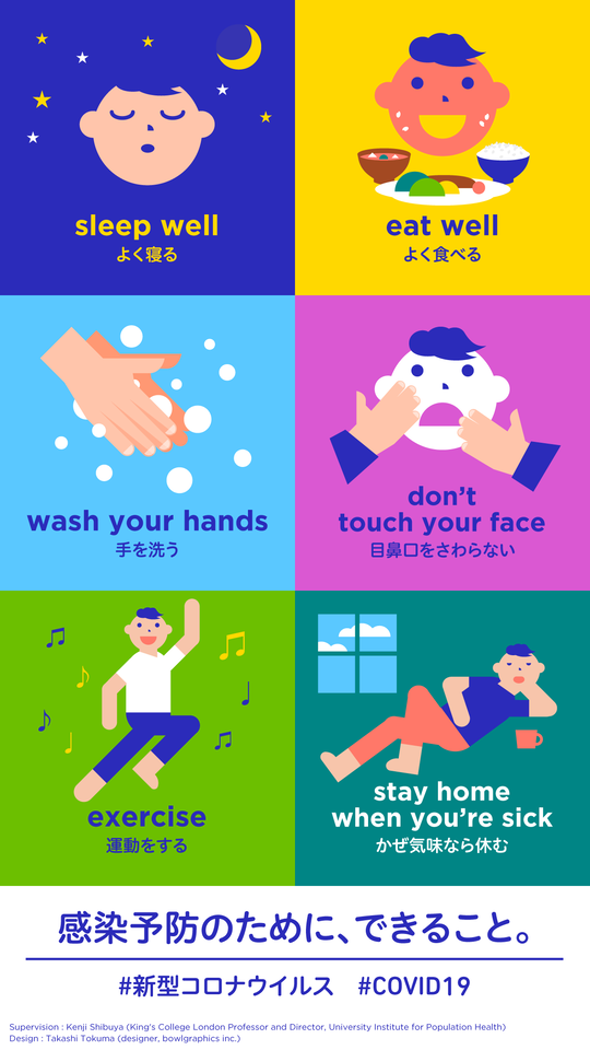 食いしん坊シモさん 感染予防のためにできること（再掲）