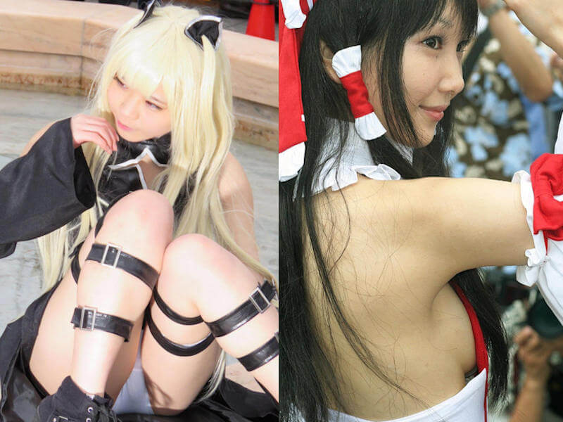 コスプレイベントのエロレイヤー画像