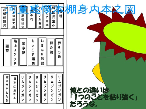 本棚の身内本