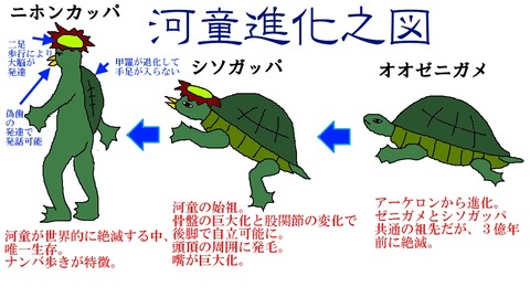 河童の進化