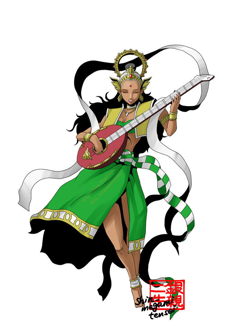 女神サラスヴァティ 真 女神転生2 女神転生絵置き場