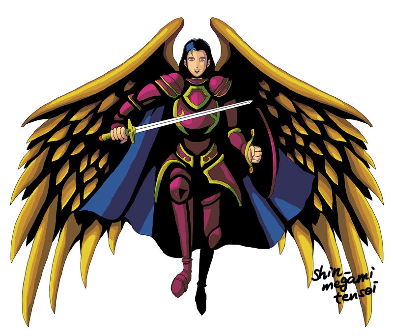 熾天使ミカエル（魔神転生2） : 女神転生絵置き場