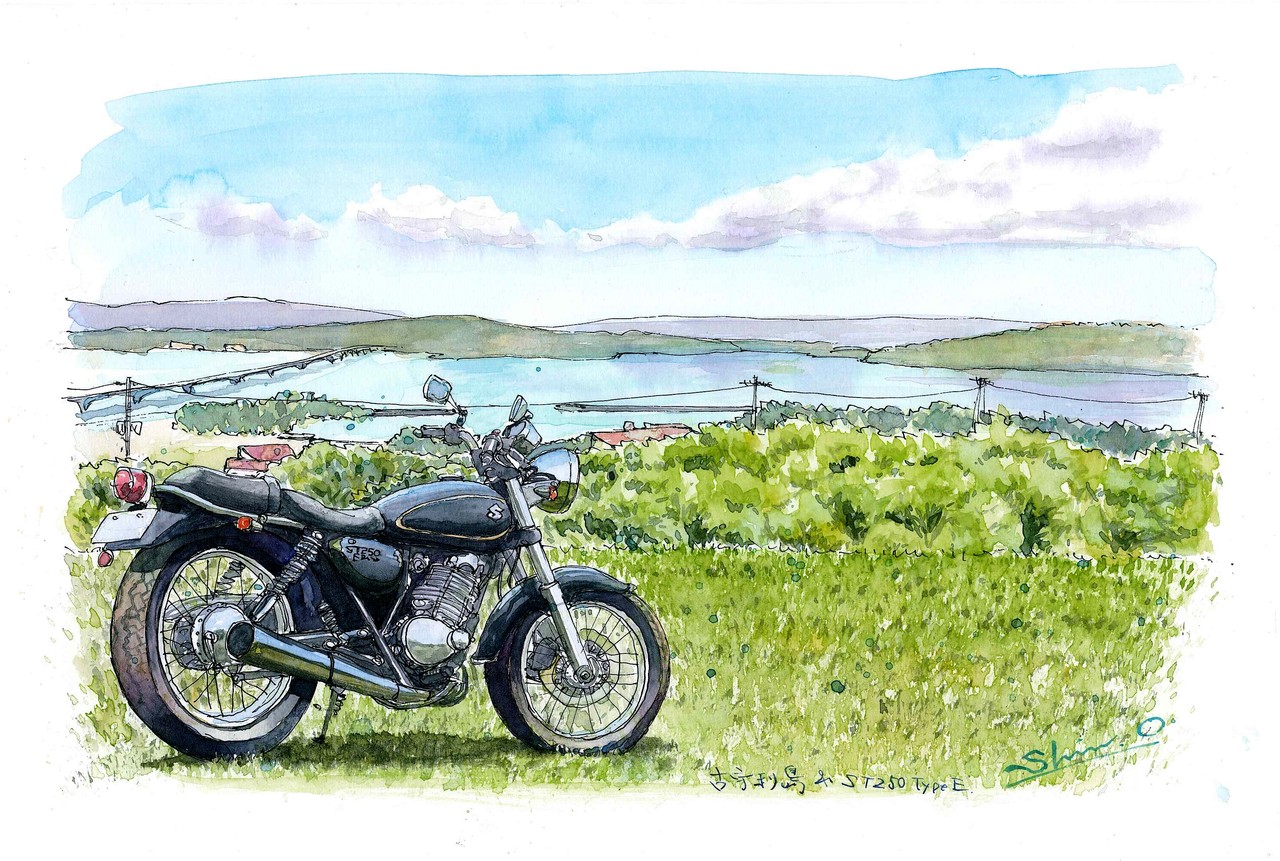 スケッチ練習（ST250E） : Moto Art 大沢 慎