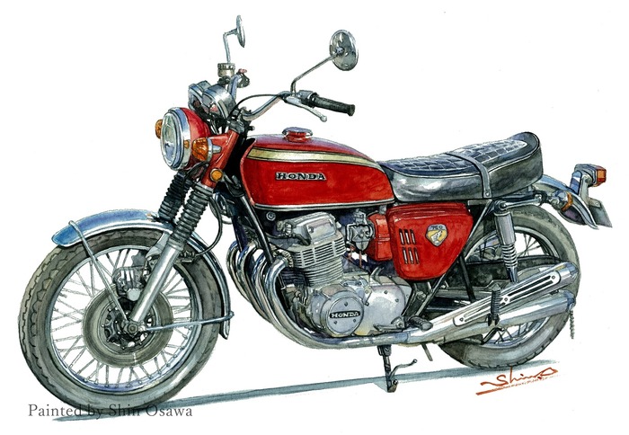 HONDA DREAM CB750FOUR : Moto Art 大沢 慎