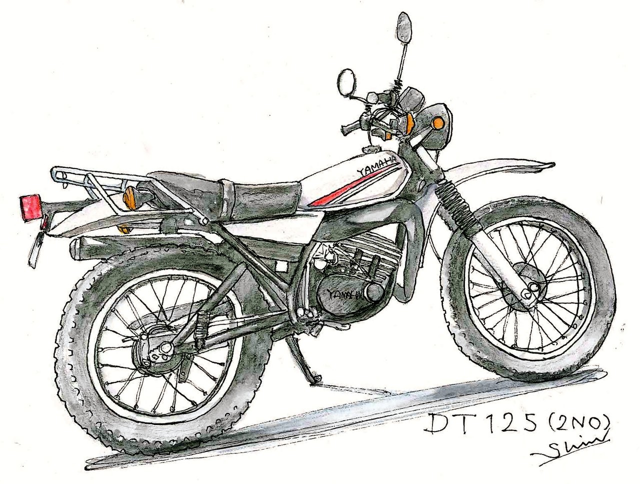 原付オフロードのある生活 ハスラー dt klx Moto Art 大沢 慎 原付オフロードのある生活 ハスラー dt klx Moto Art 大沢 慎