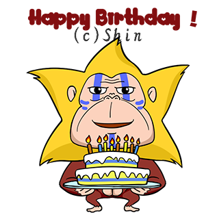 爽やかな笑顔 Lineスタンプ スタゴリー シンとスタンプたち