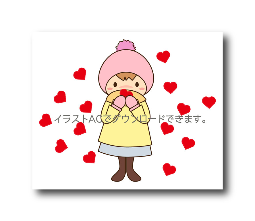 バレンタインに使えそうなイラストをイラストacへ投稿しました 日日oekaki