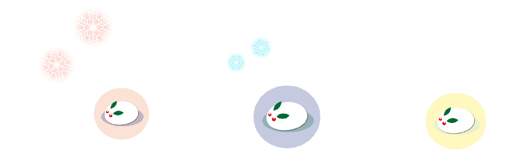 冬の挨拶に使える雪うさぎのイラスト 日日oekaki