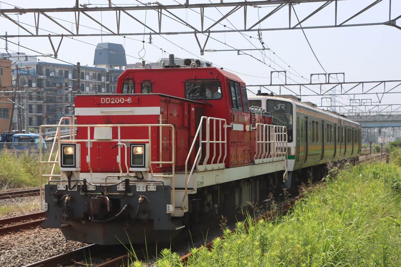 新鶴見界隈1177-1（JR東海211系流鉄譲渡甲種9795レ DD200-6