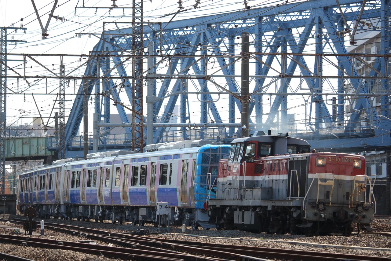 東海道本線 32 2 Hb E210系甲種90レ 新鶴見通信