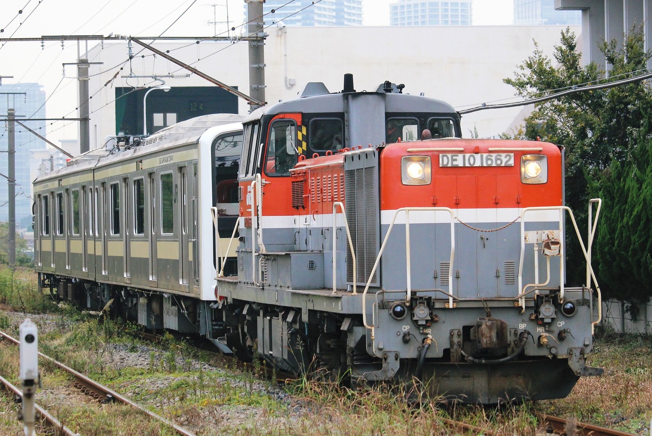 高島線界隈33-2（久里浜訓練車209系甲種9670レ DE10 1662） : 新鶴見通信
