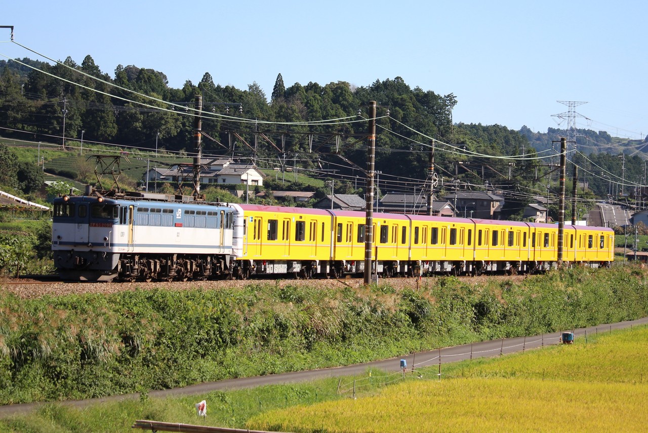 東海道本線 43-2（西武30000系甲種9862レ, 東京メトロ甲種8862レ
