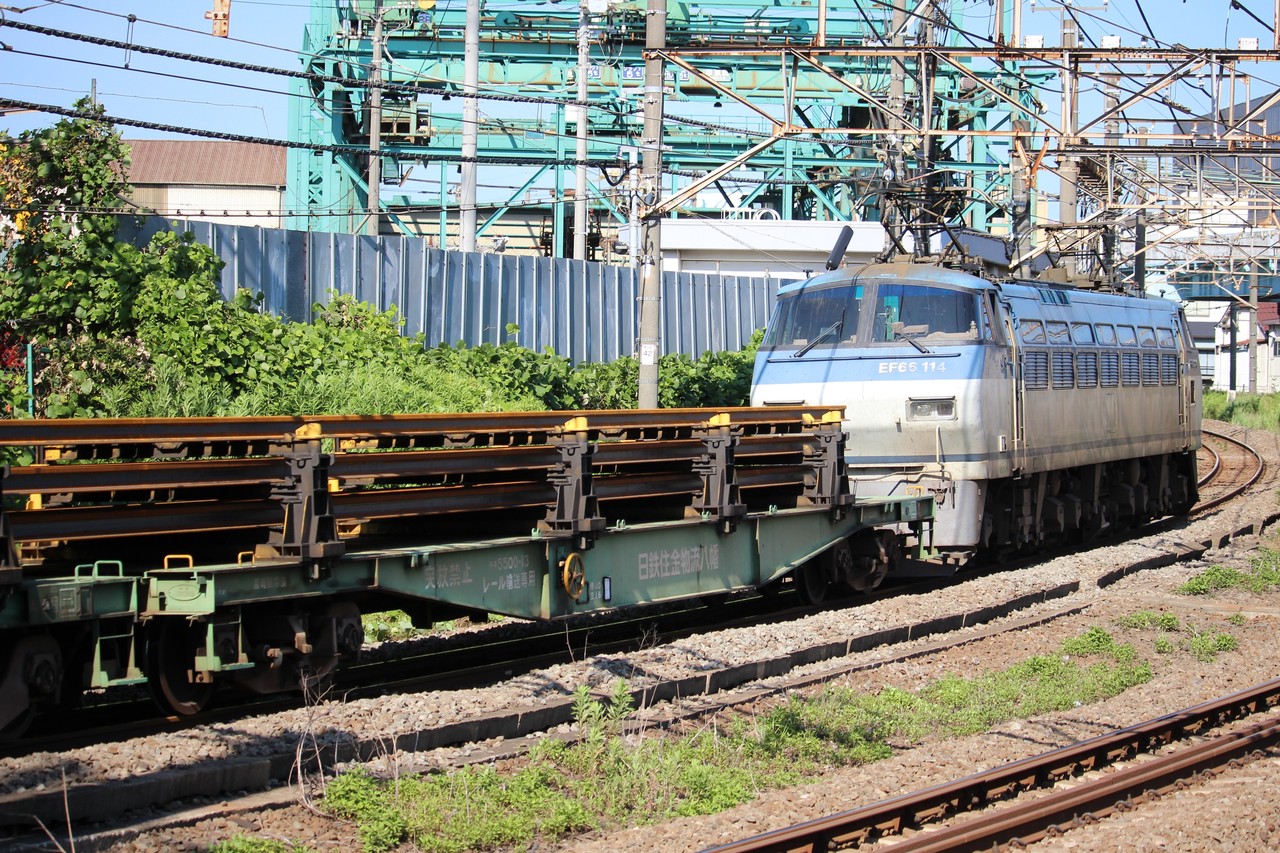 浜川崎界隈115-4（レール輸送専用8090レ EF66 114） : 新鶴見通信