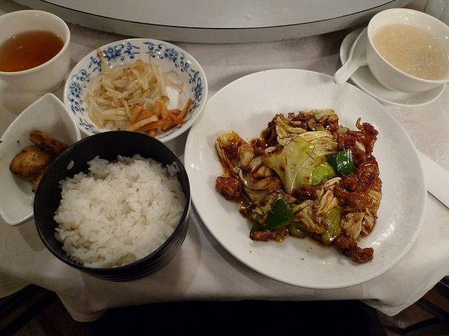 新橋亭 虎ノ門店 ホイコーロー 新橋ランチ日記 新橋亭 虎ノ門店 ホイコーロー 新橋ランチ日記