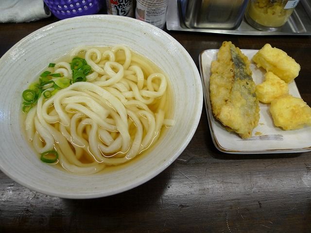 おにやんま 温かけ ブリの天ぷら 玉子どうふの天ぷら 新橋ランチ日記