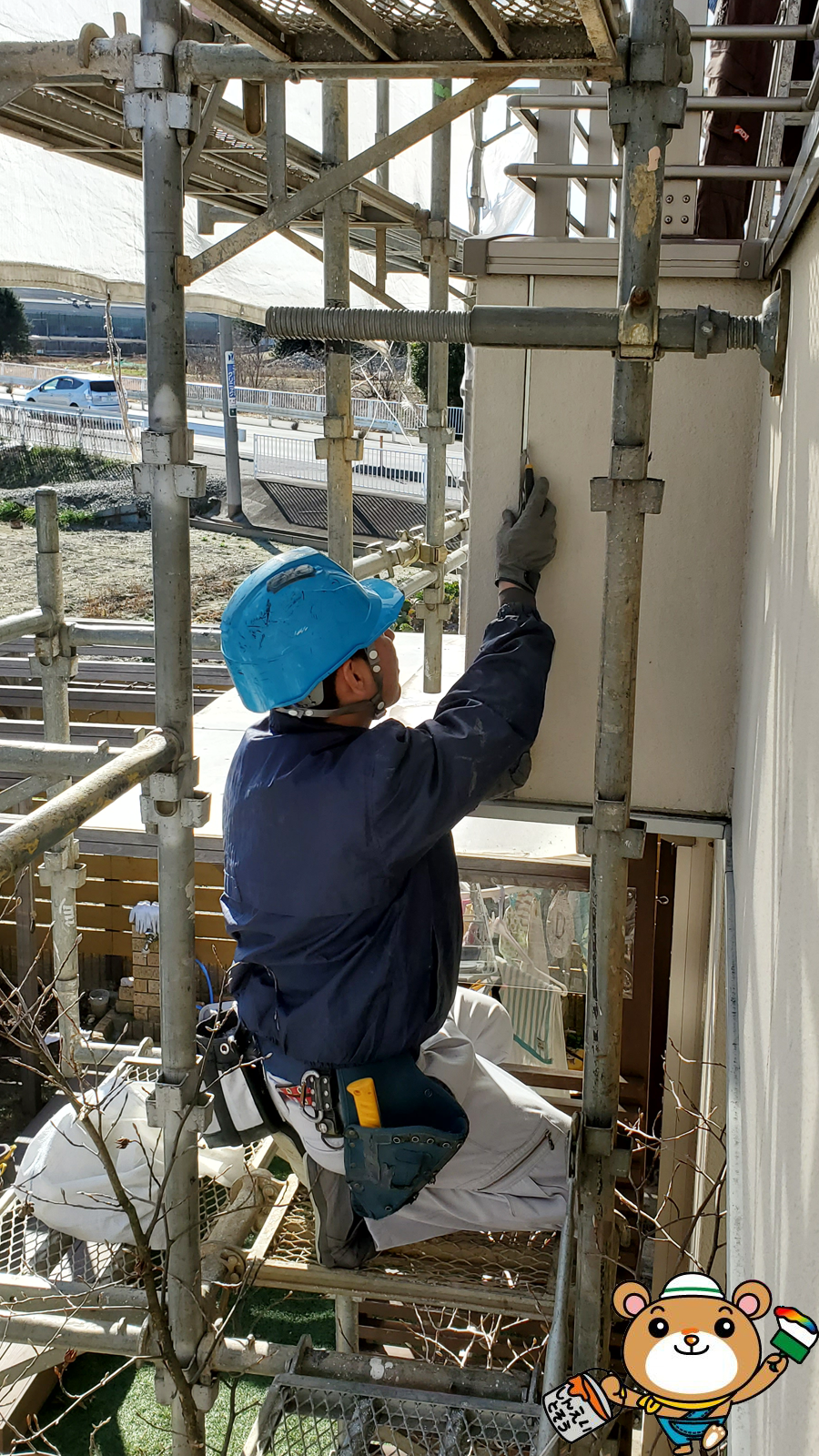 コーキング撤去現場 見習い職人シンエイ君の現場日誌 コーキング撤去現場 見習い職人シンエイ君の現場日誌