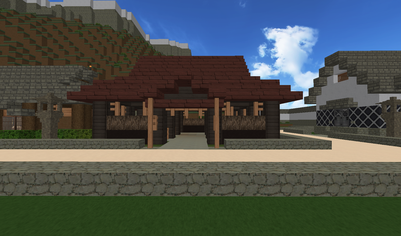 とりあえずの厩舎を建てる 一国一城の主をめざすminecraft とりあえずの厩舎を建てる 一国一城の主をめざすminecraft