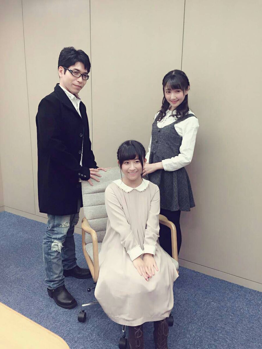 今日ご一緒した 秦佐和子ちゃん 大野柚布子ちゃんと記念写真 シャイン速報局 アニメ声優まとめ