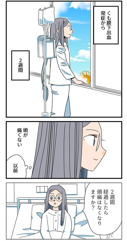 くも膜下出血のラブレター6話