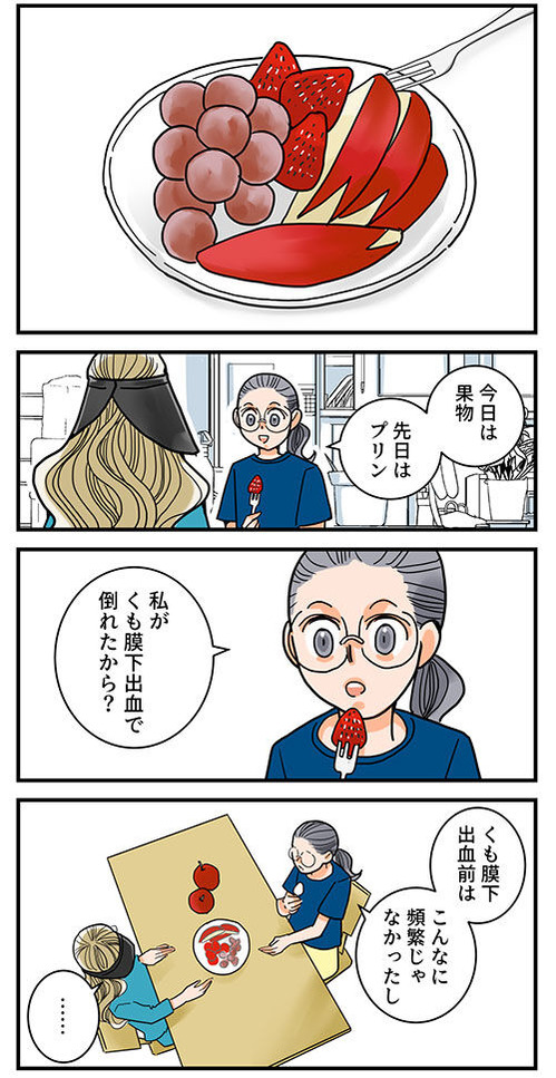 84くも膜下出血のラブレター