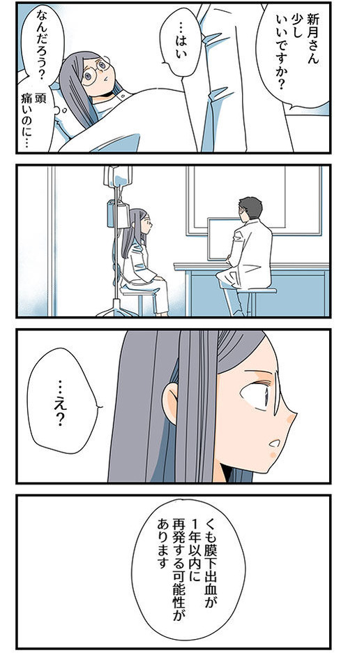 くも膜下出血のラブレター6話