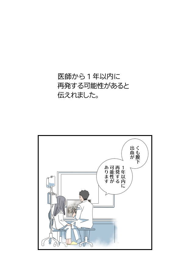 185くも膜下出血のラブレター