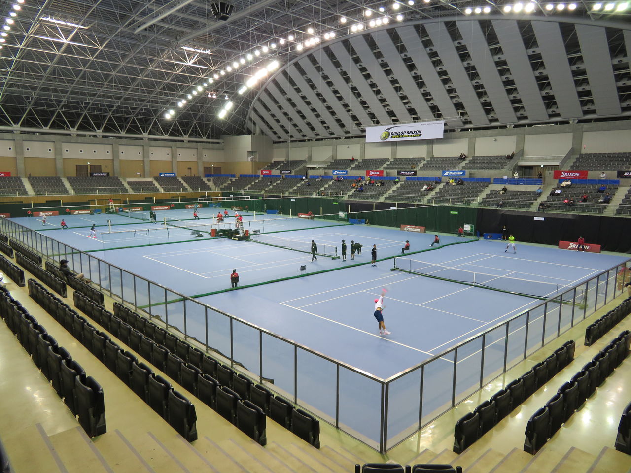 16年11月12日 土 テニス ダンロップ スリクソン ワールドチャレンジ を見学しました 深津しんいち 活動レポート