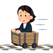 torokko_trolley_rail_businesswoman