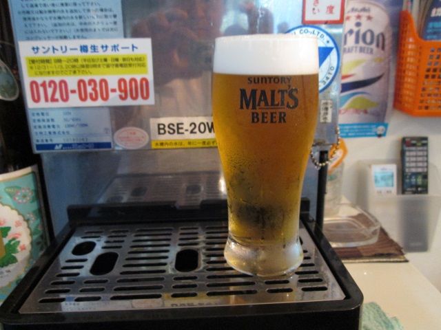 ビールと枝豆と野球観戦と 武蔵新城の居酒屋 舫蕾屋 ほーらいや
