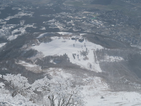 雪の伊吹山2019