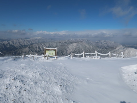 雪の伊吹山2019
