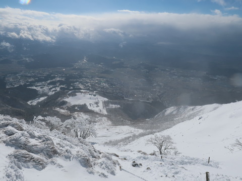 雪の伊吹山2019