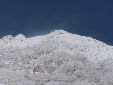 雪の伊吹山2019