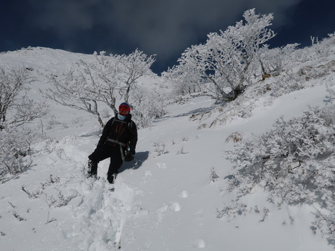 雪の伊吹山2019