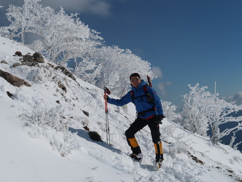雪の伊吹山2019