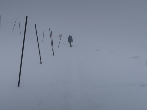 雪の伊吹山2019