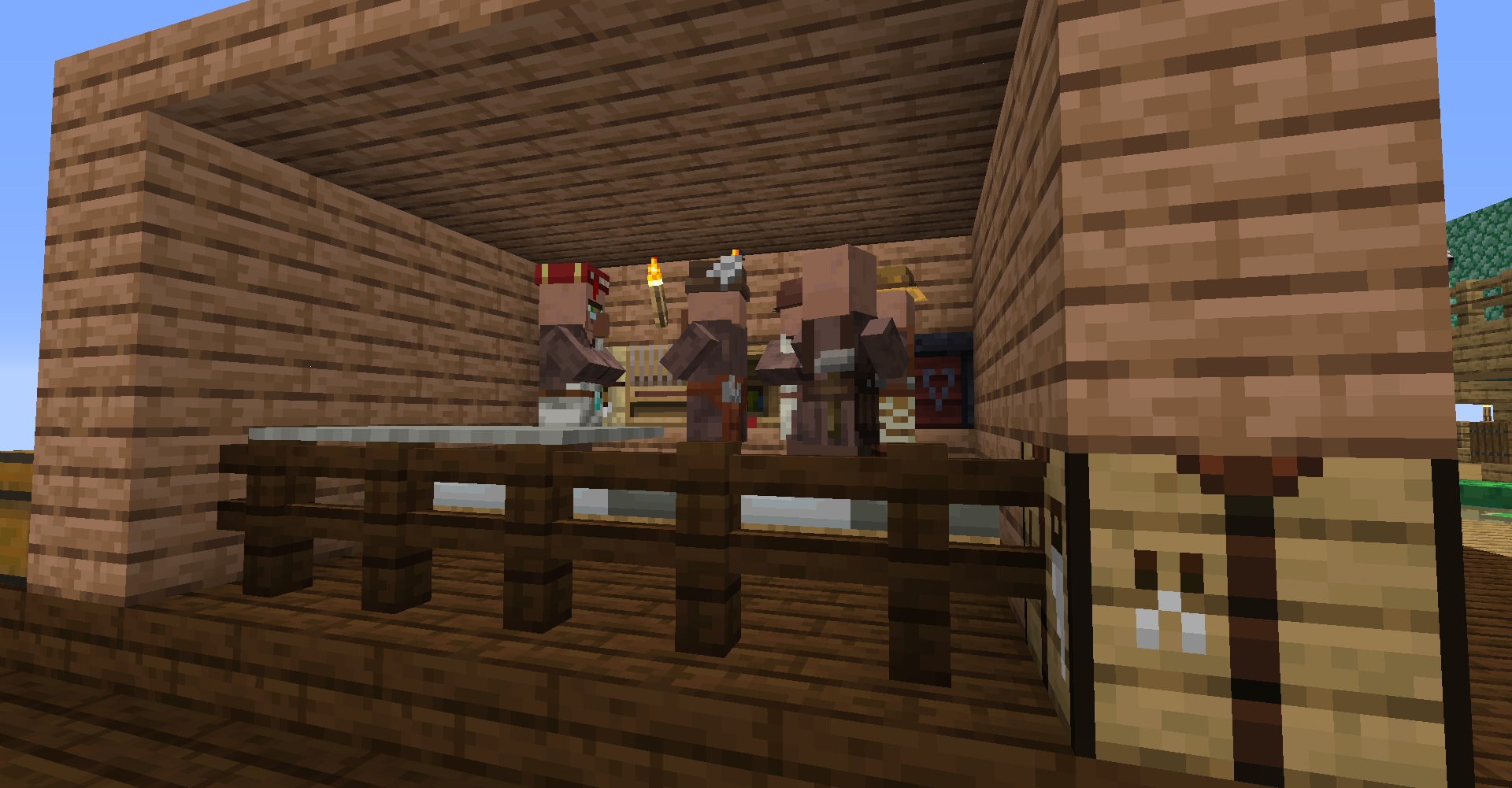 Minecraft 1ブロック 13 アイアンゴーレムトラップ 遅咲き店長のゲームプレイ日記