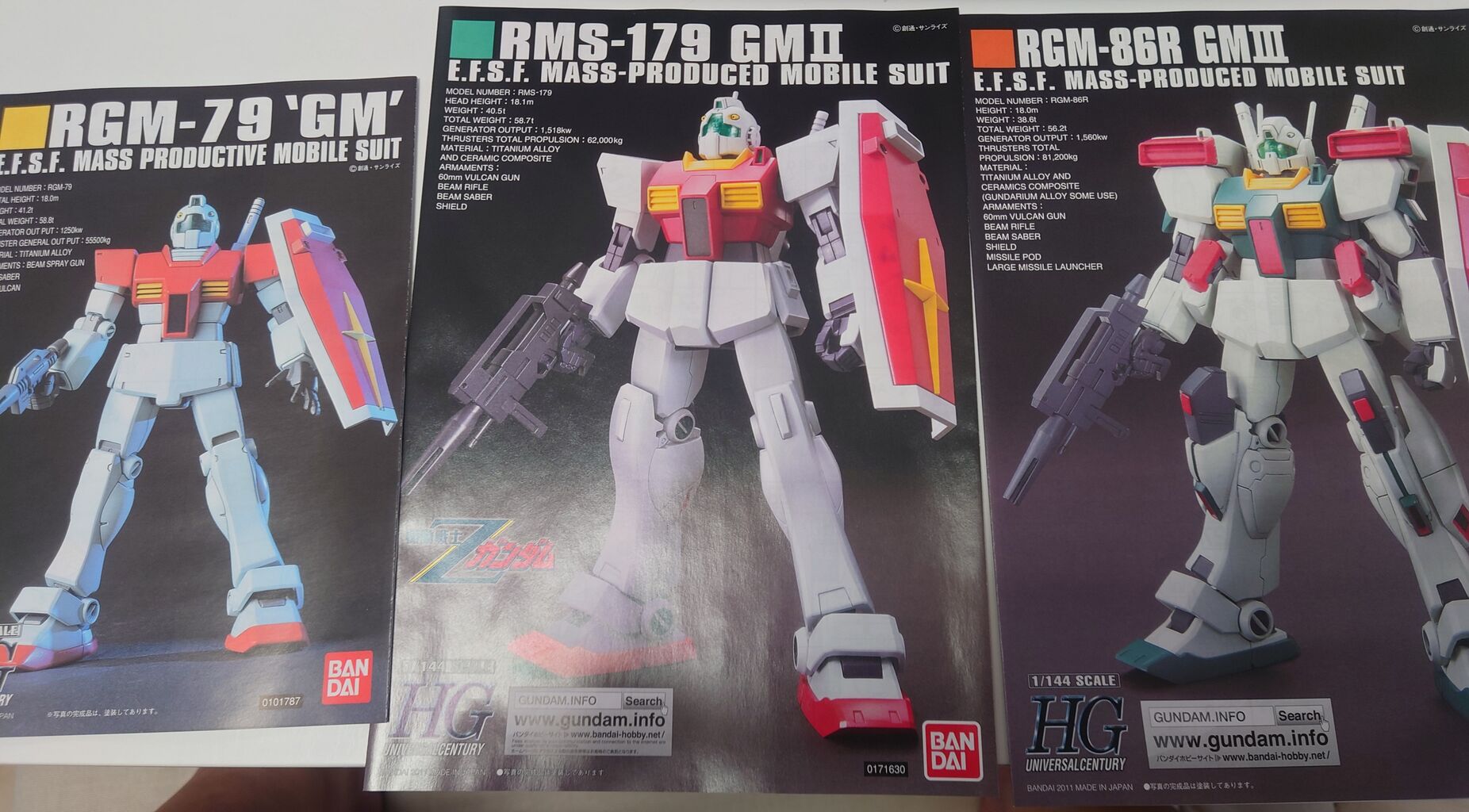 プラモデル 製作 #43 【HG 1/144 ガンダムベース限定 ジム/ジムII/ジム
