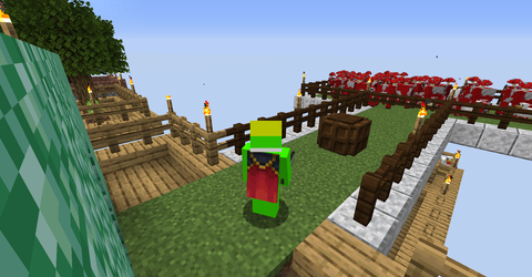 Minecraft 1ブロック 10 マントもらいました 遅咲き店長のゲームプレイ日記