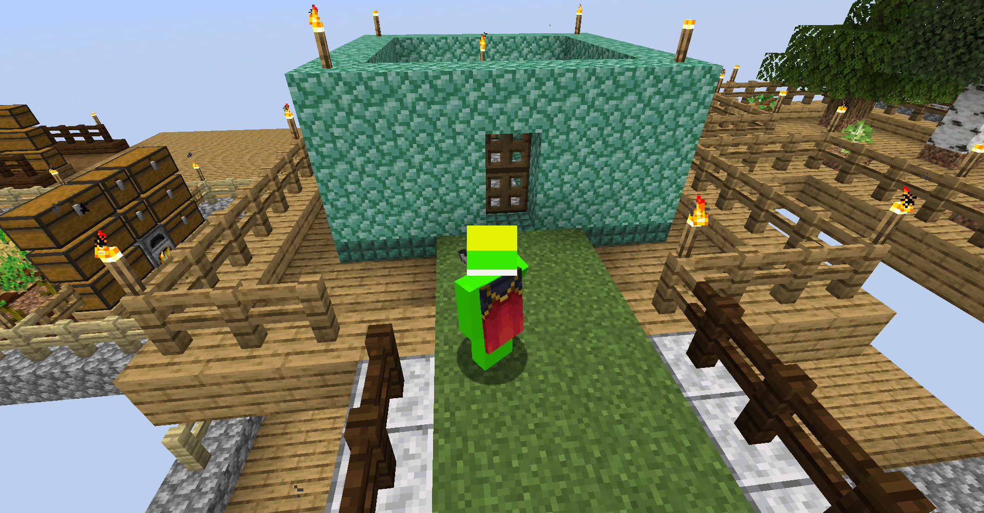 Minecraft 1ブロック 10 マントもらいました 遅咲き店長のゲームプレイ日記 Minecraft 1ブロック 10 マントもらいました 遅咲き店長のゲームプレイ日記