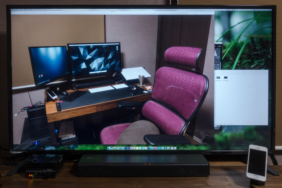 Mac×1台、Win×2台に最適なPCデスク環境を求めて。第4回 : マルチ Mac×1台、Win×2台に最適なPCデスク環境を求めて。第4回 : マルチ