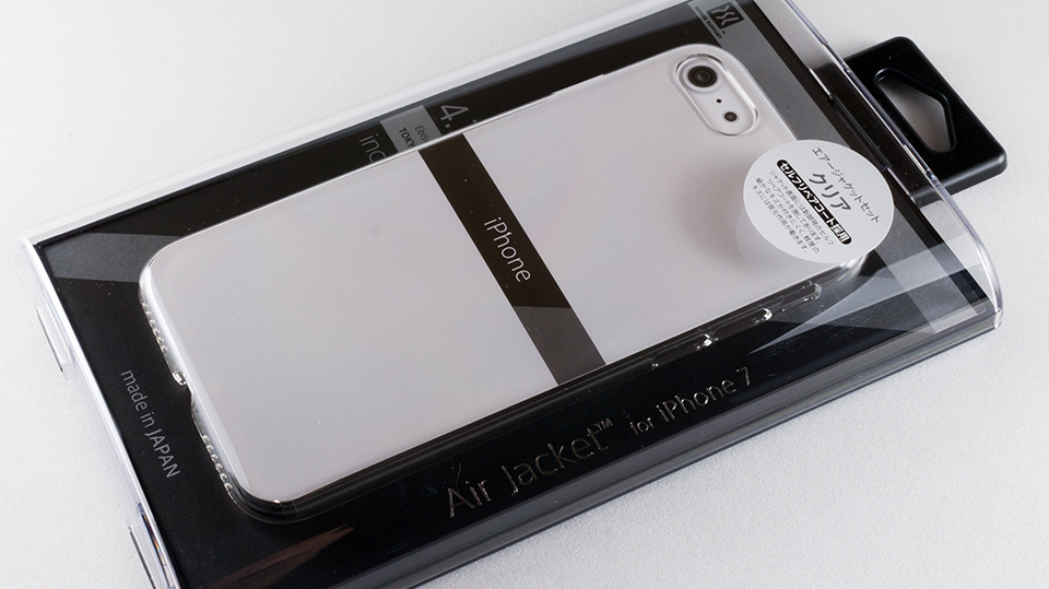 iPhone用クリアケースの定番 エアージャケットセット for iPhone
