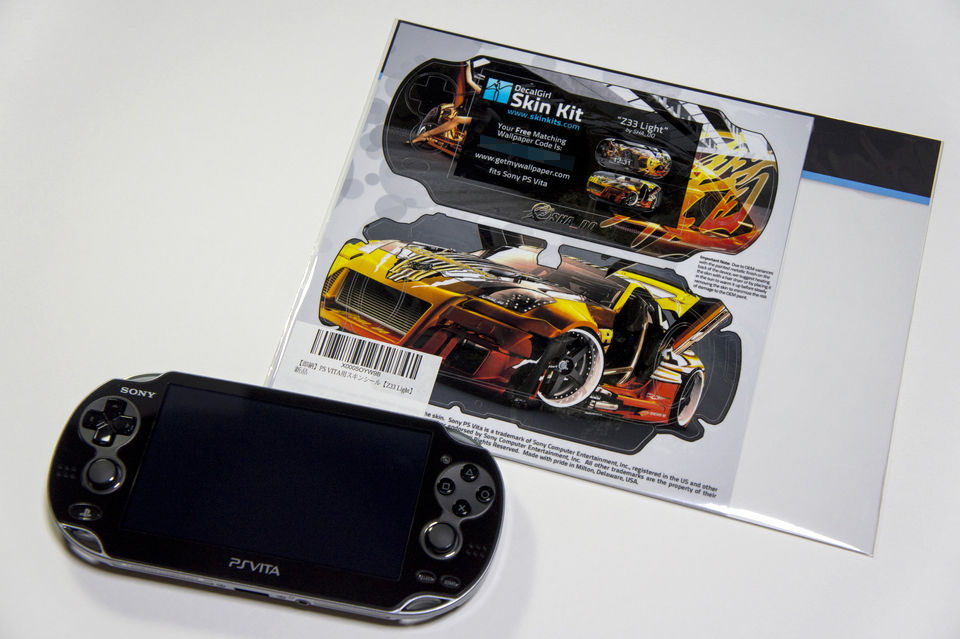Playstation Vita用 全面コーディングなスキンシールを試してみた おshinoブ