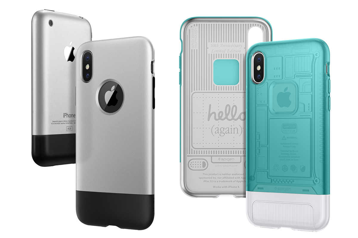初代iPhoneとiMac G3が蘇る…iPhone X/8/8+用ケース Spigen 初代iPhoneとiMac G3が蘇る…iPhone X/8/8+用ケース Spigen