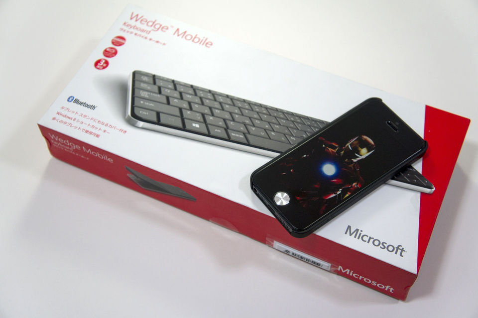 Microsoft キーボード　 Bluetooth対応　U6R-00022 Microsoft Microsoft Wedge Mobile Keyboard (U6R-00022) - 製品