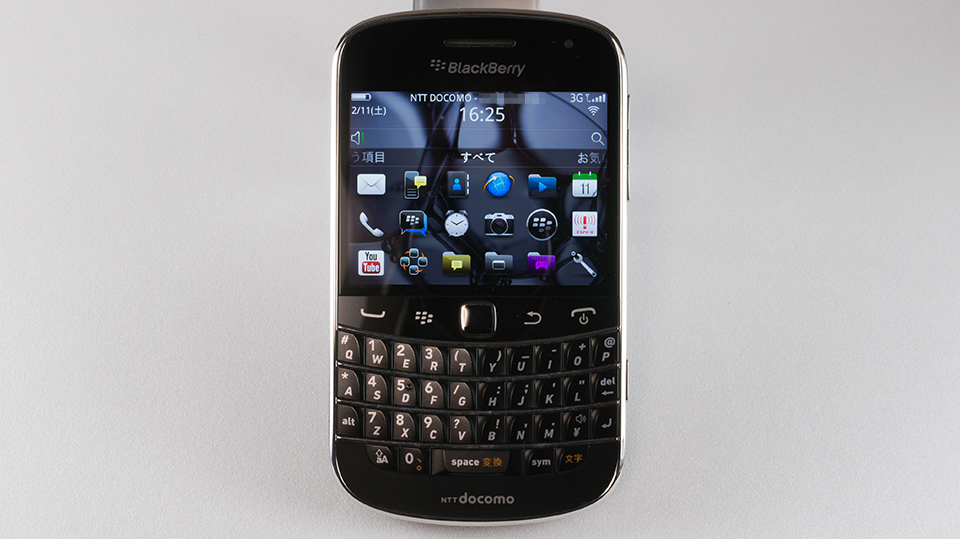 コレクションアイテムとしてBlackBerry Bold 9900 を買ってみた