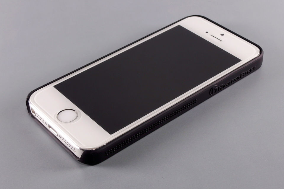 iPhone 5/5s用 Highend berry オリジナルブラックラバーケース 